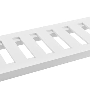 Armoire de salle de bain Anderlecht 54x60x15 cm Étagère avec 3 tablettes Blanc en.caa