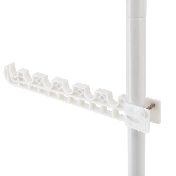 Porte-manteaux Havneby Porte-manteaux télescopique avec tringle à vêtements en.casa