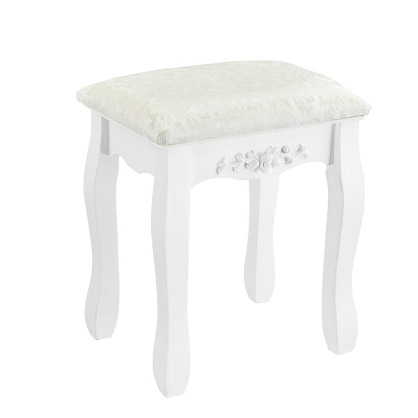 Coiffeuse Limerick avec miroir + tabouret en.casa