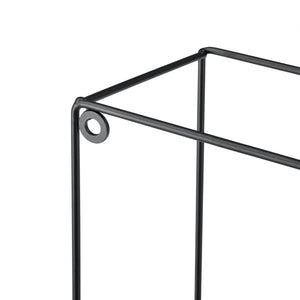 Étagère murale Eden 30x12x30 cm / 24x12x24 cm 2 pièces étagères noir en.casa