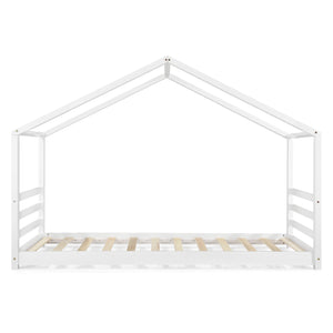 Lit D'enfant Design Maison Vardø Pin 90 X 200 Cm Blanc Mat [en.casa]
