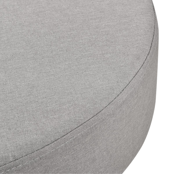 Table Basse Ronde Nelson Gris et Noir 40 x 60 cm [en.casa]