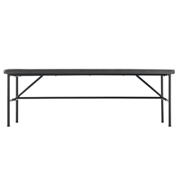 Banc rembourré 130x40x45 cm textile gris en.casa