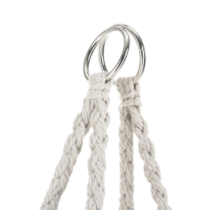 Fauteuil suspendu Tampico Max. 100 kg pour intérieur et extérieur Crème casa.pro