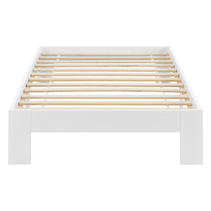 Lit en bois Raisio avec matelas en mousse froide différentes couleurs et tailles en.casa