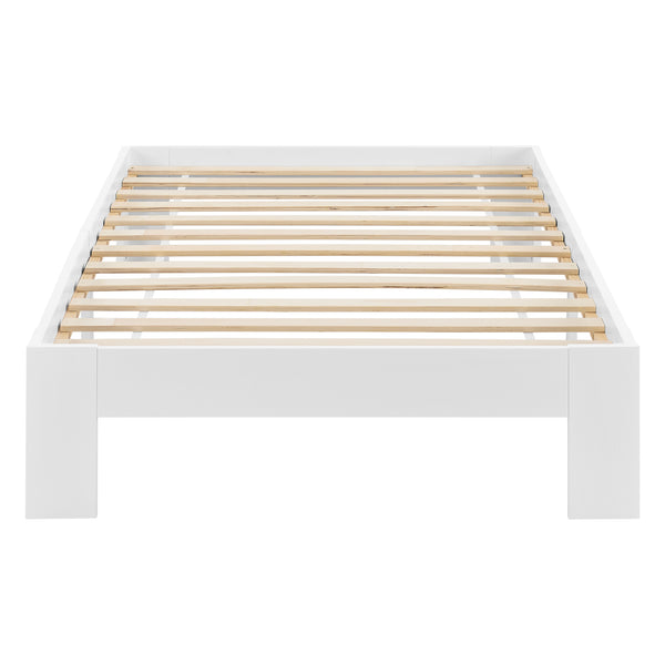 Lit en bois Raisio avec matelas en mousse froide différentes couleurs et tailles en.casa