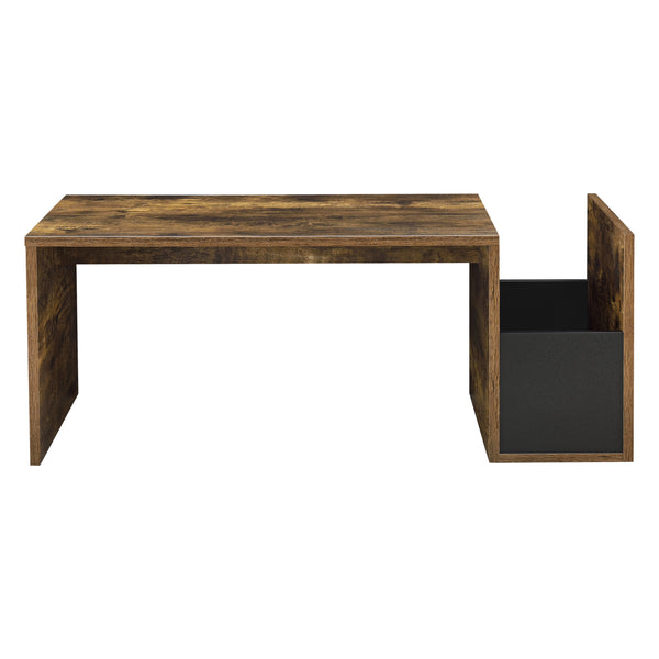 Table basse Bollnäs 90x45x35 cm avec compartiment de rangement différentes couleurs en.casa