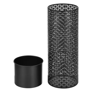 Set Cache-Pot Virton Métal Tailles Différentes Noir [en.casa]