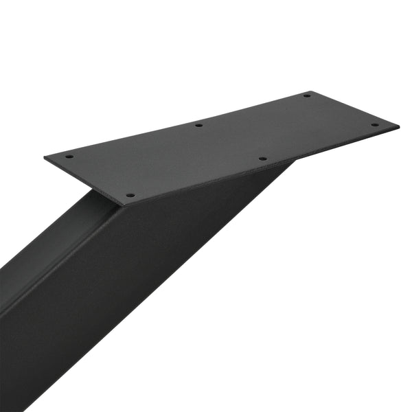 Structure de table Oberau 150x78x71 cm Noir [en.casa]