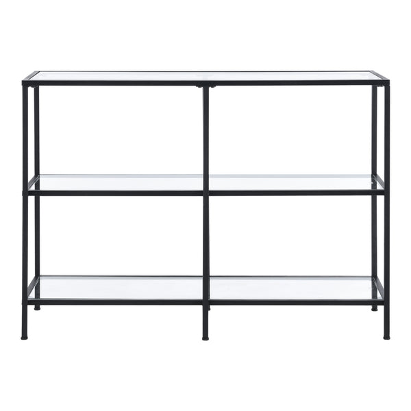 Console Perstorp 100x30x73cm Noir en.casa