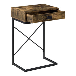 Table d'Appoint Marstrand 67 x 45 x 35 cm Noir Effet Bois Foncé [en.casa]