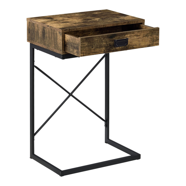 Table d'Appoint Marstrand 67 x 45 x 35 cm Noir Effet Bois Foncé [en.casa]