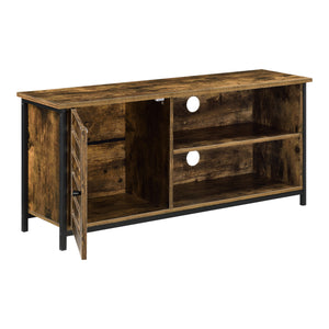 Meuble TV Engerdal 49 x 110 x 30 cm Effet Bois Foncé [en.casa]