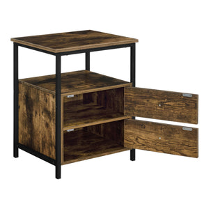 Table d'appoint Alstahaug avec compartiments d'armoire 59x45x40cm [en.casa]