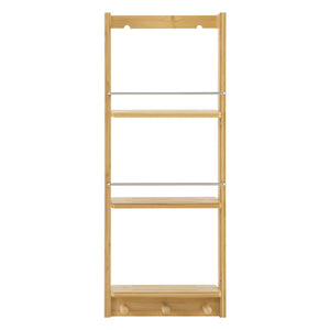 Étagère Murale de Salle de Bain Lidingö 29 x 10 x 70 cm [en.casa]