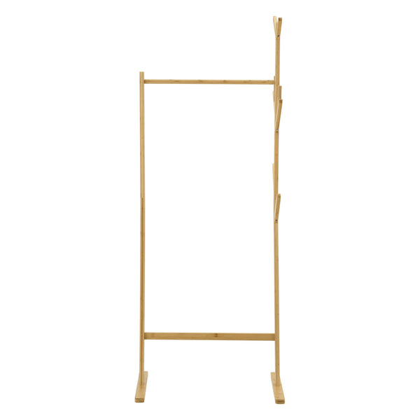Porte-manteau en bambou Nordreisa 65x40x170cm [en.casa]