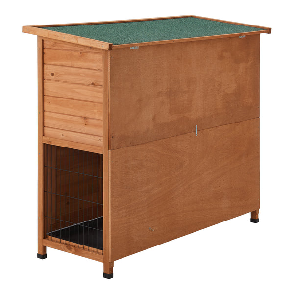 Enclos pour lapins Falkenau en bois de sapin 104x122x50cm [en.casa]