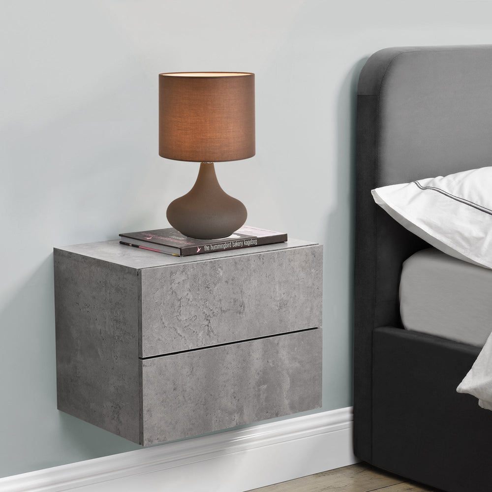 Tischleuchte Pilgrimstad 1xE27 Anthrazitgrau [lux.pro] - premiumXL