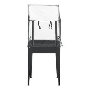 Carré potager avec serre Katwijk 60x60x152cm Acier Anthracite [en.casa]