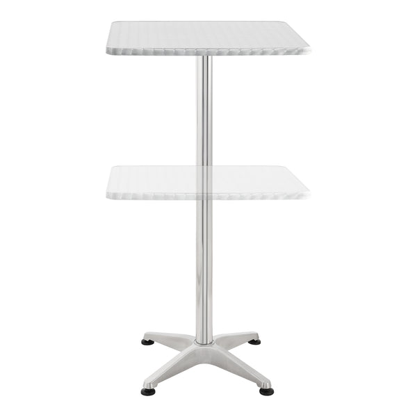 Table de bar et bistrot Järpen Hauteur réglable Carré [en.casa]