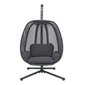 Siège suspendu avec cadre Abegondo [en.casa]