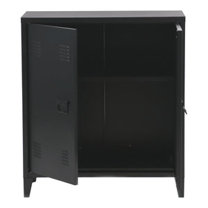 Armoire métallique Oripää - 90x80x33cm - Noir