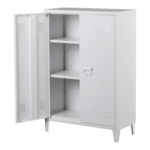 Armoire métallique Oripää - 110x75x33cm - Blanc
