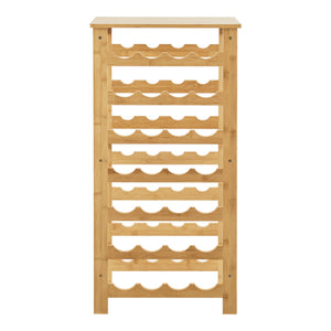 Étagère à vin Äänekoski 94x47x29 cm Bambou Naturel [en.casa]