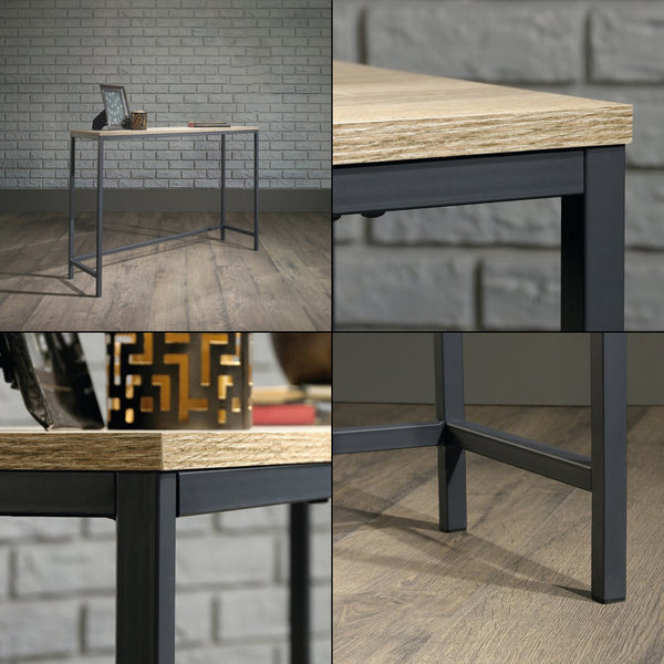 Table console Kronoby 80 x 100 x 30 cm Noir/Aspect bois [en.casa] TR