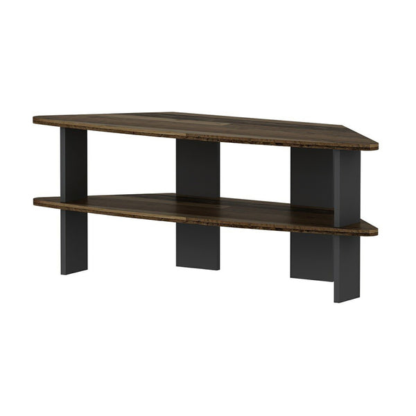 Table TV Fredensborg 45x116x40 cm aspect bois ancien / anthracite [en.casa]
