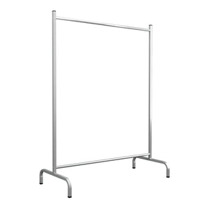 Portant à vêtement Staffanstorp avec barre de penderie 137 x 104 x 48 cm argenté [en.casa]