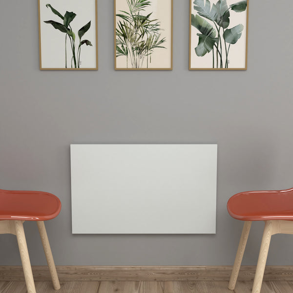 Table rabattable mural Klepp 72x45cm Blanc [en.casa]
