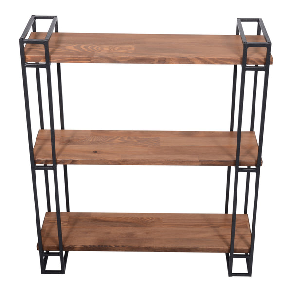 Étagère murale Falster à 3 niveaux 77 x 60 x 20 cm pin lasuré [en.casa]