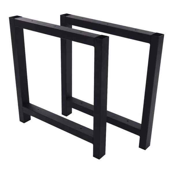 Piètement de table Møn 43x45cm Noir [en.casa]