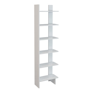 Bibliothèque Midtdjurs à 6 niveaux 170 x 47 x 21 cm blanc [en.casa]