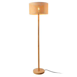 Lampadaire Rochdale E27 jaune-brun [lux.pro]