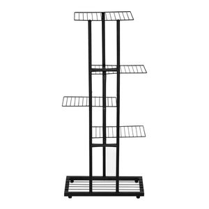Étagère à plantes Beek à 4 niveaux noir [en.casa]