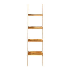 Étagère échelle Göinge bambou 176 x 44 cm naturel [en.casa]