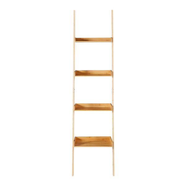 Étagère échelle Göinge bambou 176 x 44 cm naturel [en.casa]