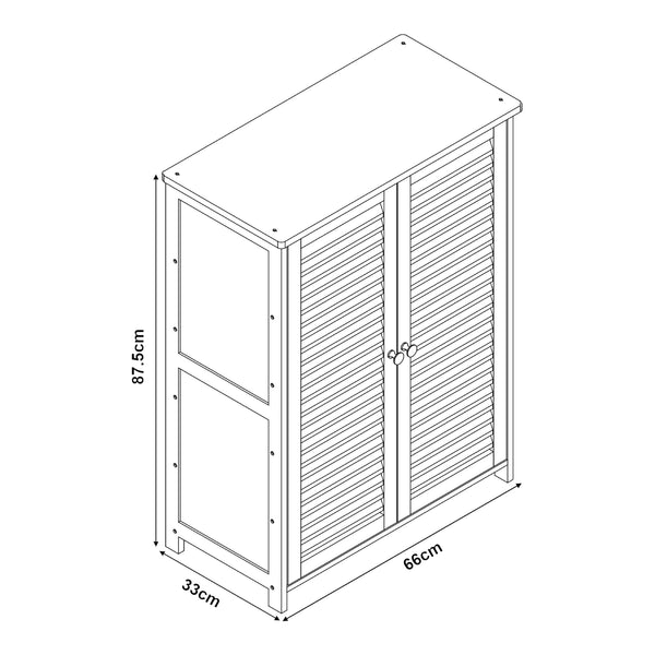 Armoire à chaussures Klamp [en.casa]