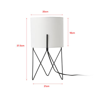 Lampe de table Slough Blanc [lux.pro]