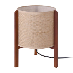 Lampe de table Solihull Beige / Marron [lux.pro]