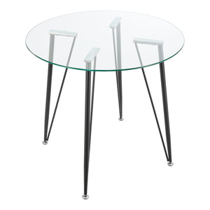Table en verre Huittinen [en.casa]