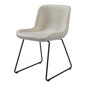 Chaise de salle à manger Kannus Lot de 2 Beige [en.casa]