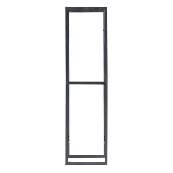 Range-bûches Ulvila pour intérieur 170 x 45 x 30 cm noir [en.casa] 