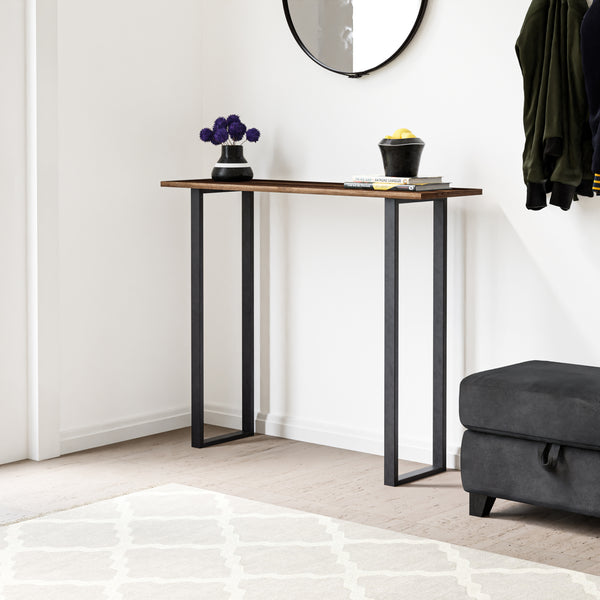 Structure de table Kauniainen lot de 2 acier 87x27 cm [en.casa]