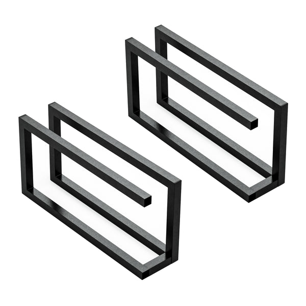 Porte-pantoufles Kvam lot de 2 acier [en.casa]