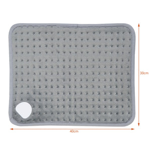 Coussin chauffant électrique Bella 80W 40x30cm Gris [en.casa]