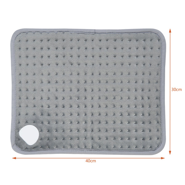 Coussin chauffant électrique Bella 80W 40x30cm Gris [en.casa]