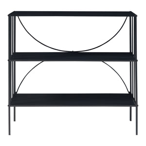 Console Baarn 65,5x70x32 cm Noir [en.casa]